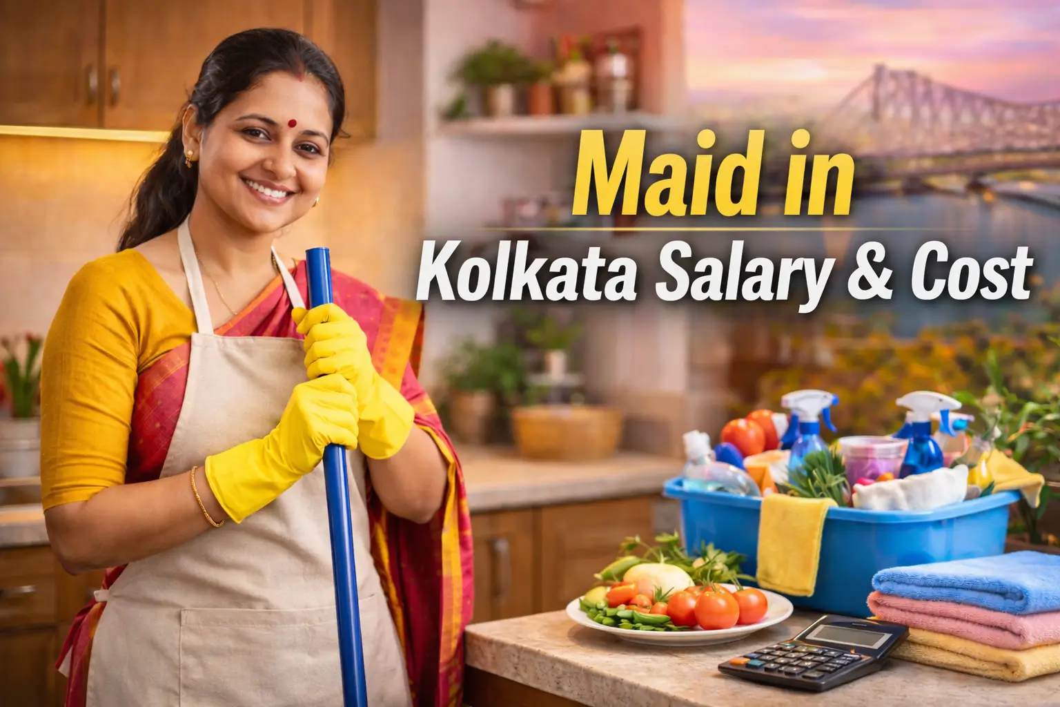 How to Hire 24 Hours Maid in Kolkata? Agency Charges &amp; Salary Guide (2026)