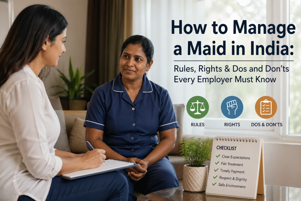 How to Manage a Maid in India: Rules, Rights &amp; Dos and Don’ts Every Employer Must Know
