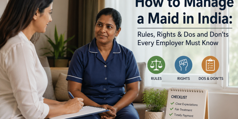 How to Manage a Maid in India: Rules, Rights, Salary & Safety Guide